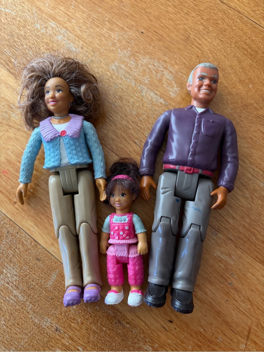 Fisher Price Loving Family African American Grandparents with Girl